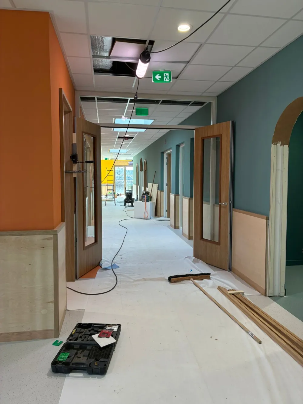 YellowBellies Montfoort nieuwbouw pand kinderopvang Montfoort BSO Montfoort KDV Montfoort kinderdagverblijf Montfoort bouw nieuwe pand