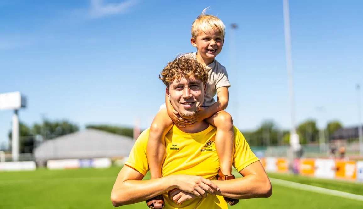 YellowBellies buitenspeelse kinderopvang BSO Reeuwijk buitenschoolse opvang Reeuwijk sport BSO gezonde BSO Reeuwijk