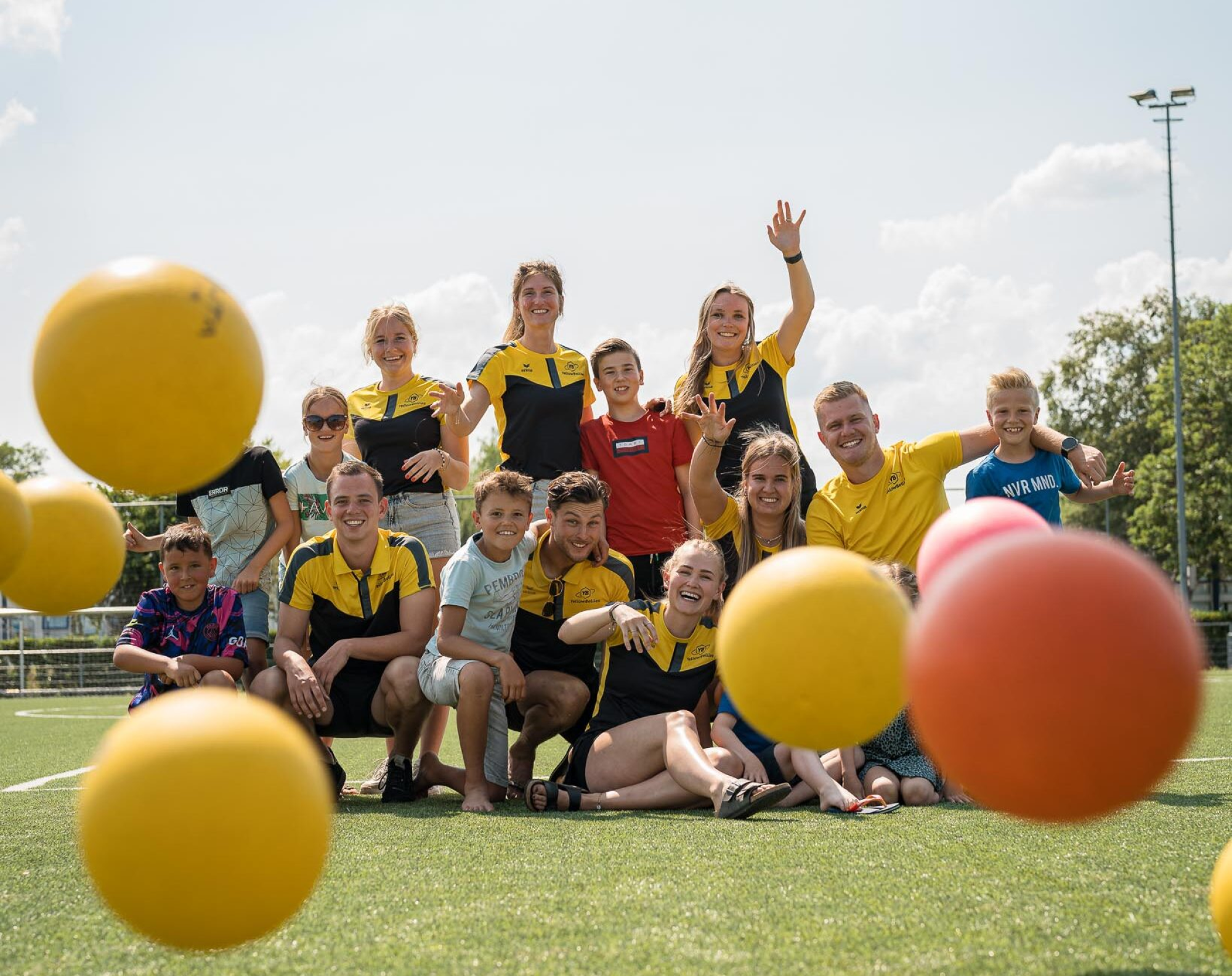 Teamfoto YellowBellies BSO Montfoort